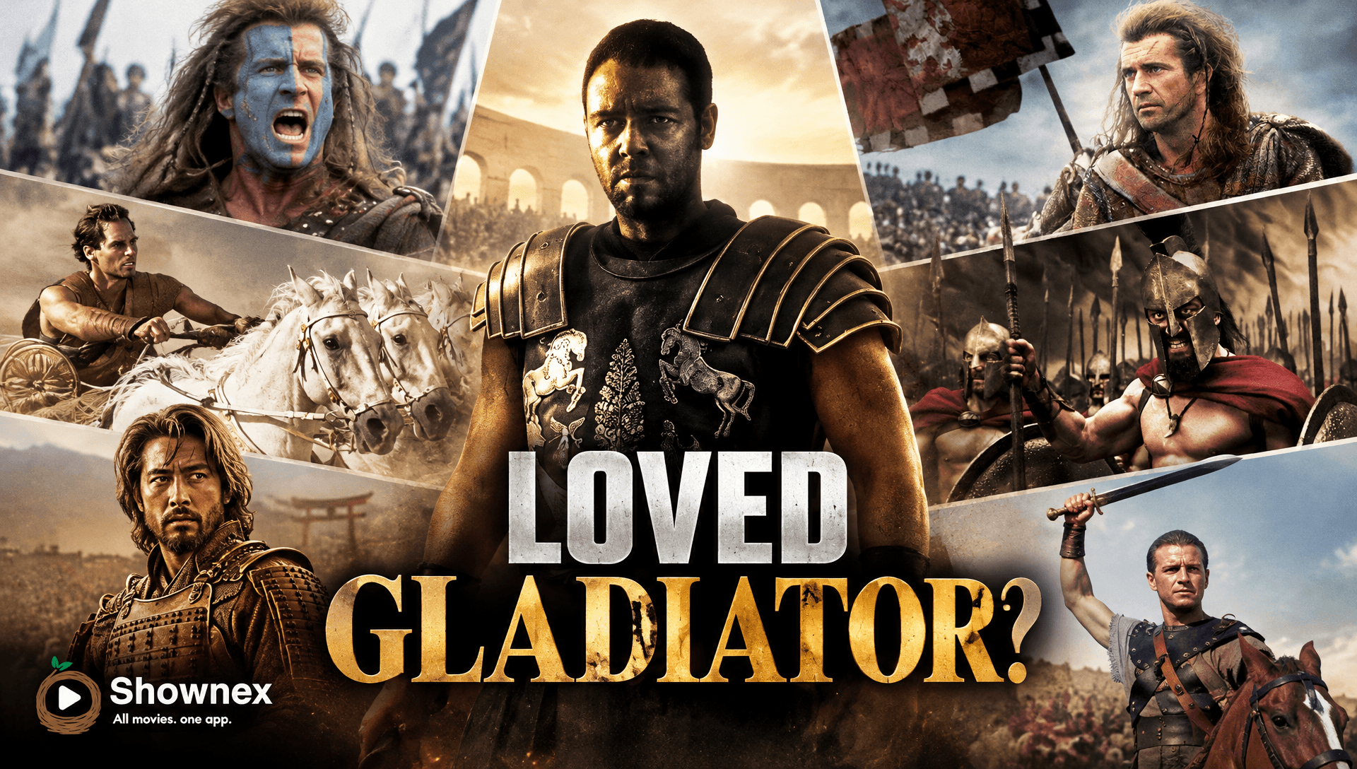 Movies Like Gladiator: Epic Historical Action to Watch
